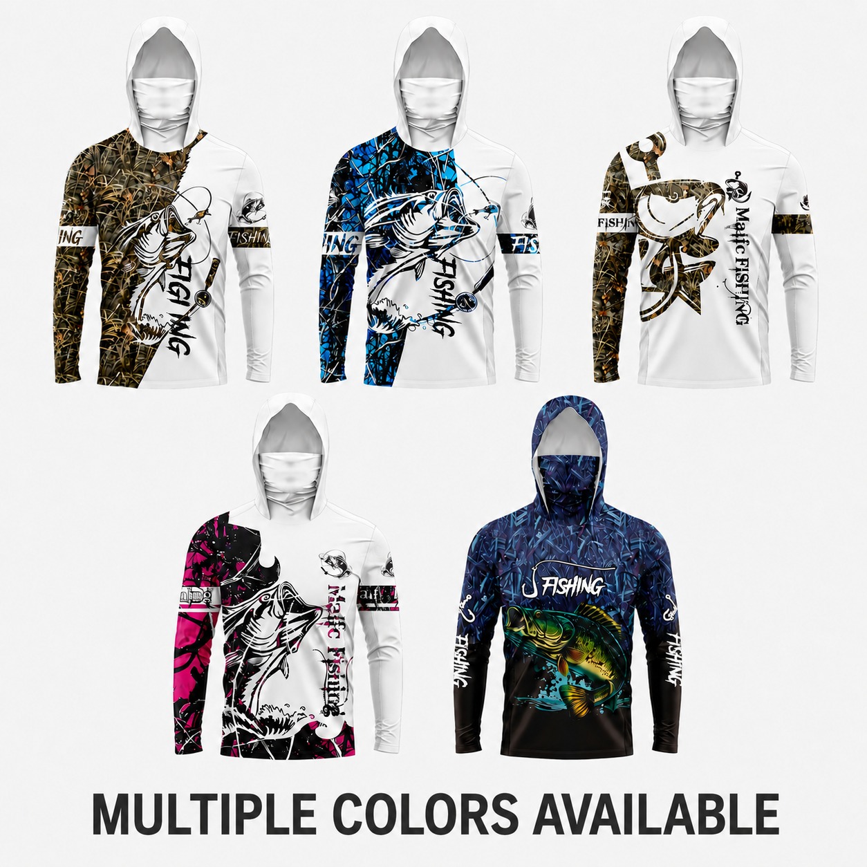 Fishing Shirt Uv Protection - قميص صيد رجالي من MALFC بقطعة