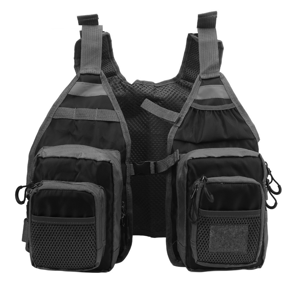 Fishing Vest - سترة صيد خفيفة الوزن متعددة الجيوب،