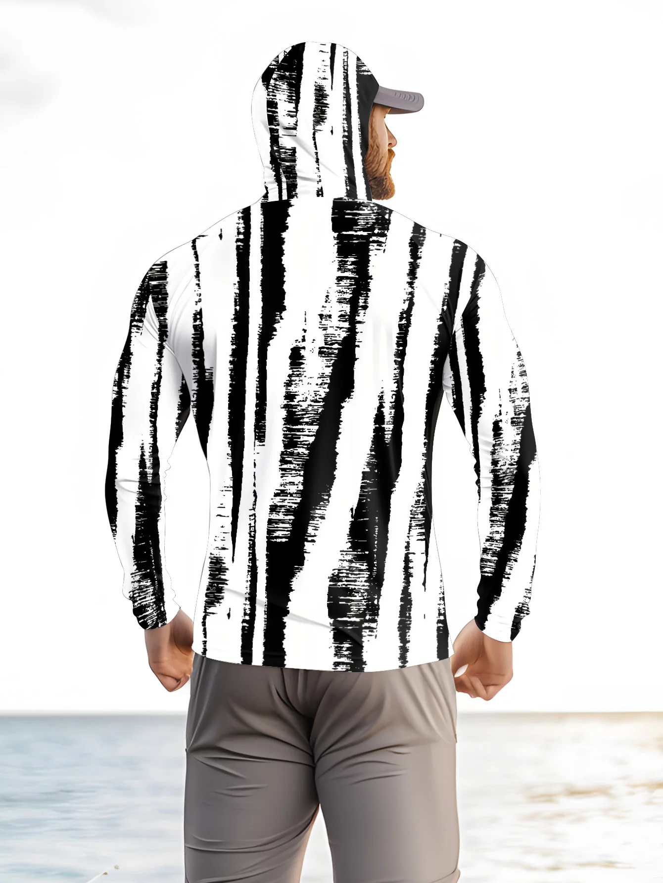 هودي صيد للرجال بتصميم مخطط با - مراجعة Fishing Hoodie وسعره