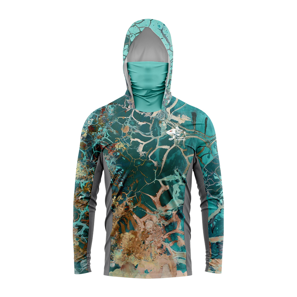 قميص صيد بغطاء رأس UPF50+ مع غ - مراجعة Fishing Hoodie وسعره
