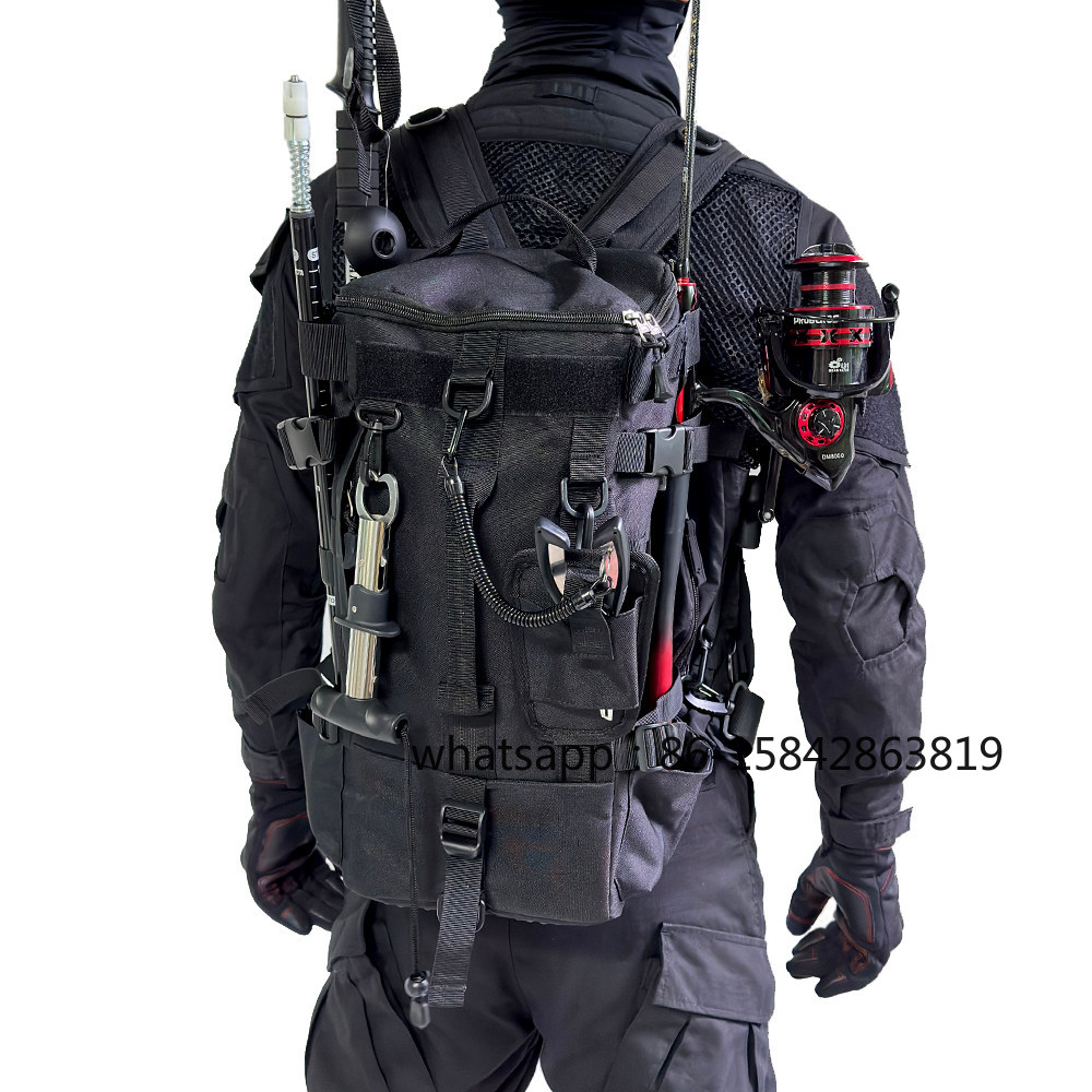 حقيبة صيد، موديل جديد، مقاومة  - مراجعة Fishing Backpack وسعره