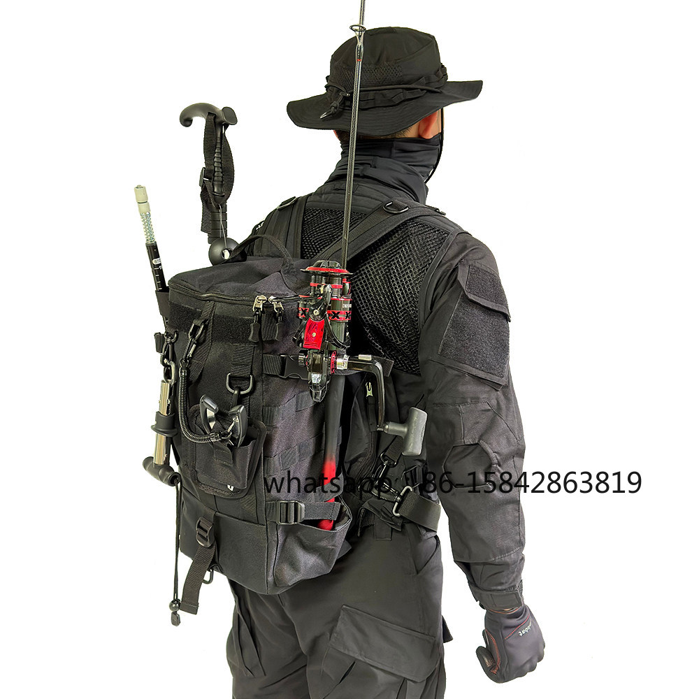 حقيبة صيد، موديل جديد، مقاومة  - مراجعة Fishing Backpack وسعره