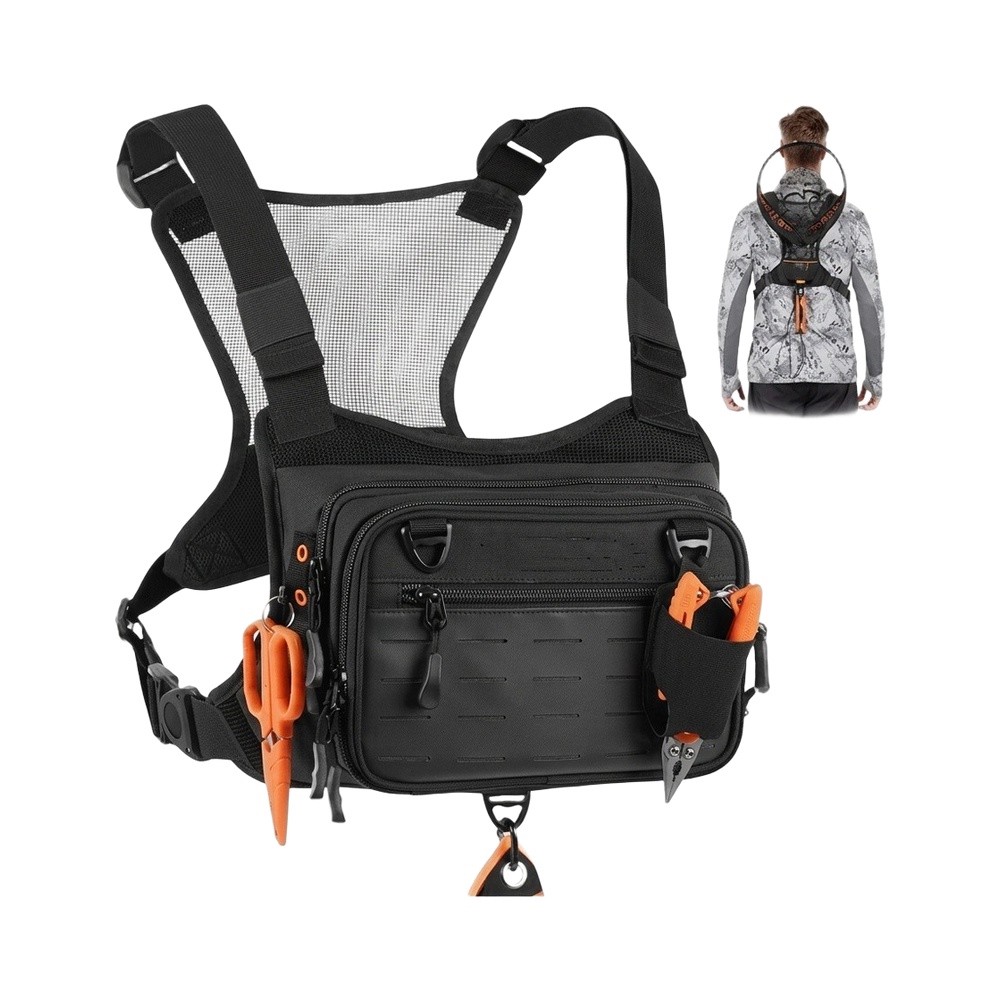 حقيبة صدرية متعددة الاستخدامات - مراجعة Fishing Vest وسعره