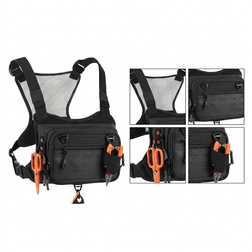 حقيبة صدرية متعددة الاستخدامات - مراجعة Fishing Vest وسعره