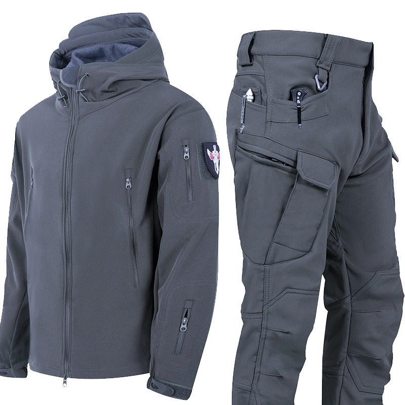بدلة شتوية للرجال مبطنة بالصوف - مراجعة Fishing Pants Waterproof وسعره