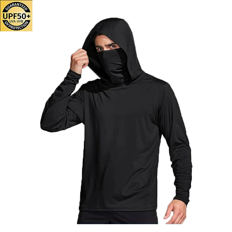 قميص صيد رجالي بلون موحد مع قل - مراجعة Fishing Shirt Uv Protection وسعره