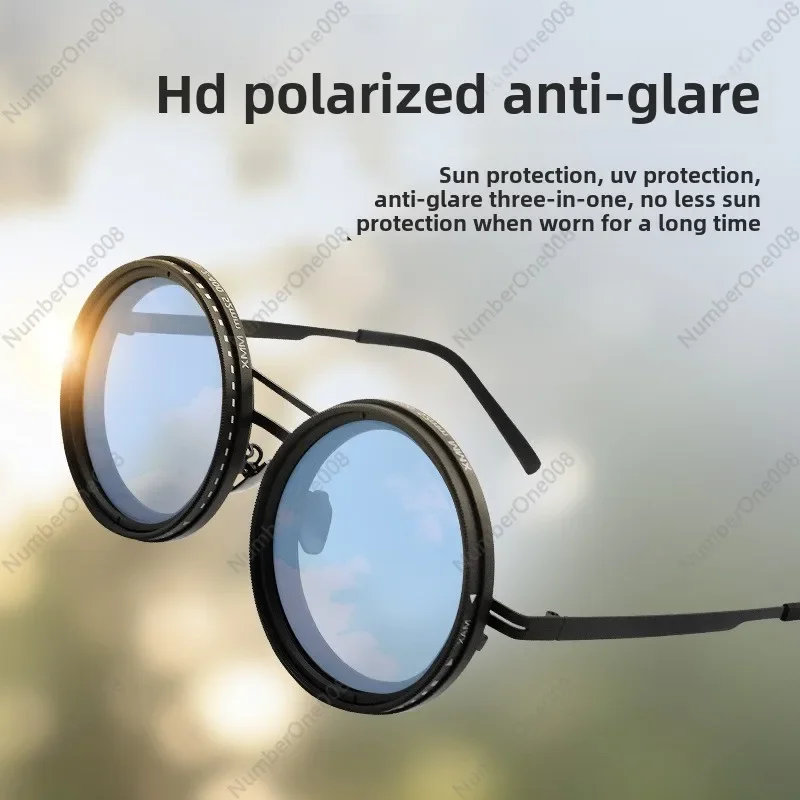 نظارات شمسية قابلة للتعديل ND2 - مراجعة Fishing Sunglasses Polarized وسعره
