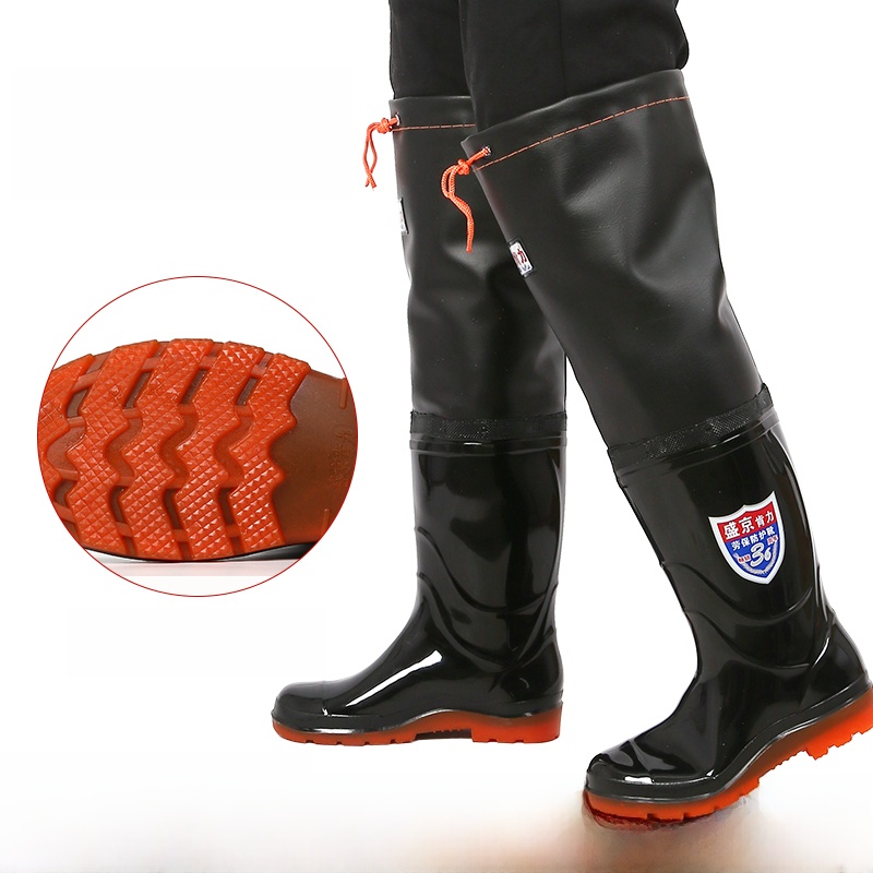 أحذية مطر سميكة فوق الركبة للر - مراجعة Fishing Pants Waterproof وسعره