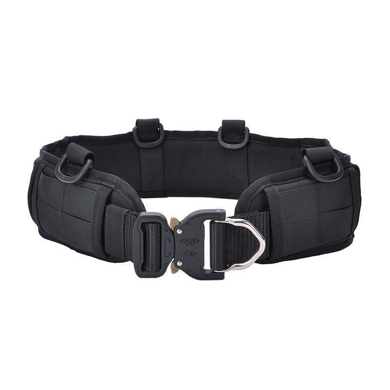 حزام صيد تكتيكي أسود مبطن، قاب - مراجعة Fishing Belt وسعره