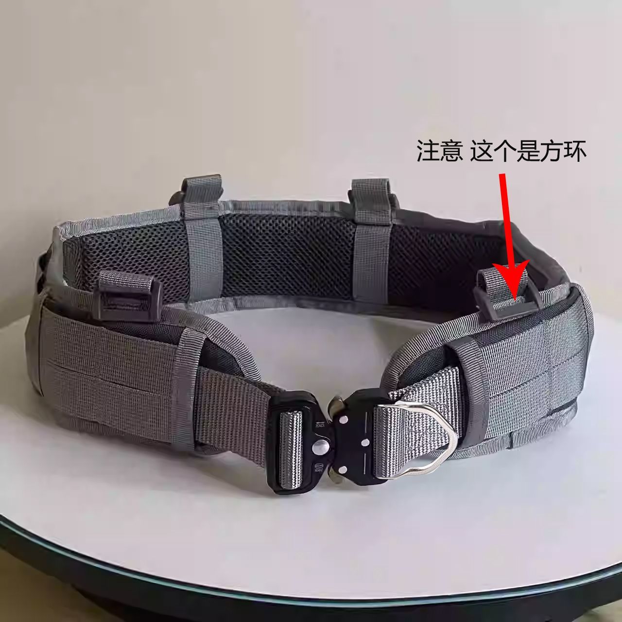 حزام صيد تكتيكي أسود مبطن، قاب - مراجعة Fishing Belt وسعره
